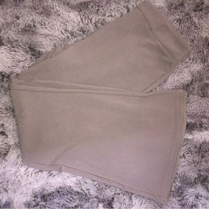 SHEIN Curve Solid Flared Leg Pants